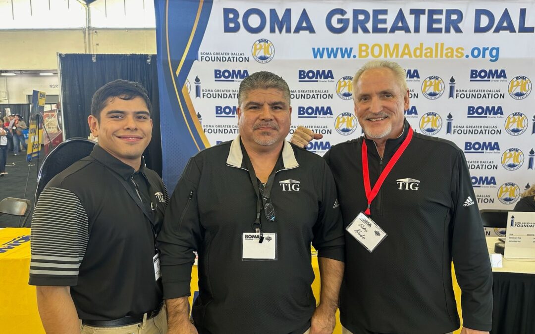 TIG Engineers enjoying the Annual Dallas BOMA Trade Show in Dallas.