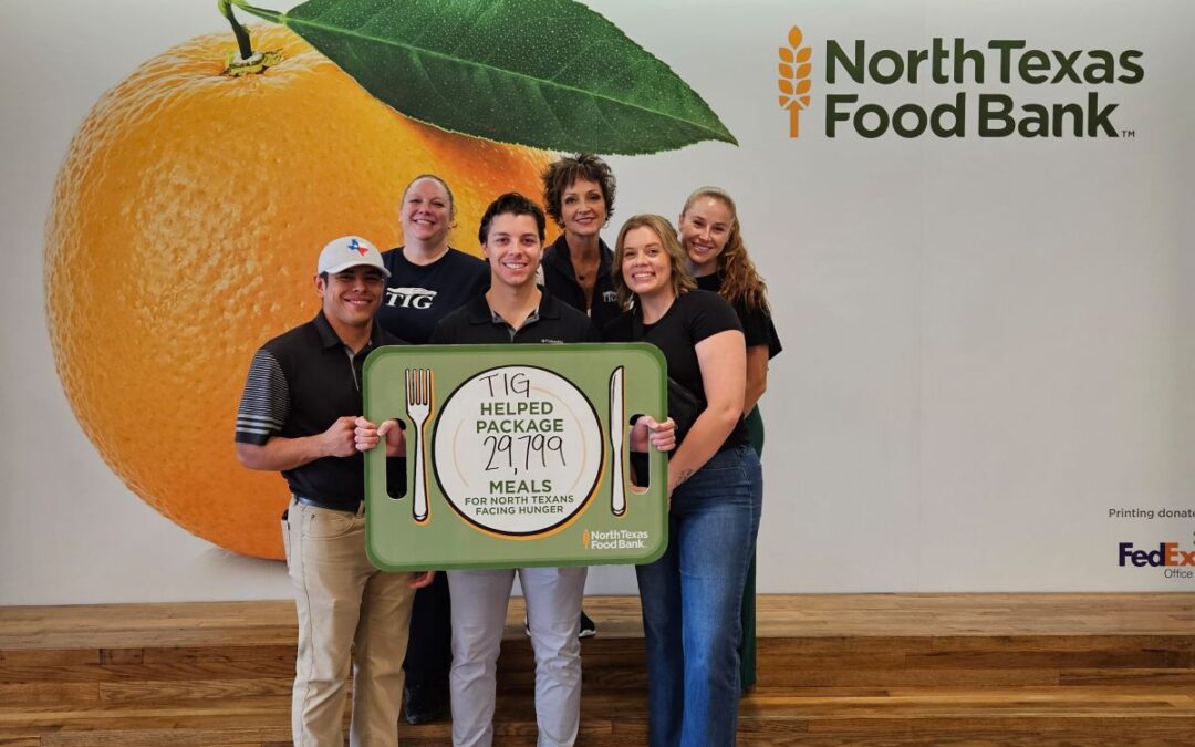 TIG Real Estate Services Volunteer Day at North Texas Food Bank