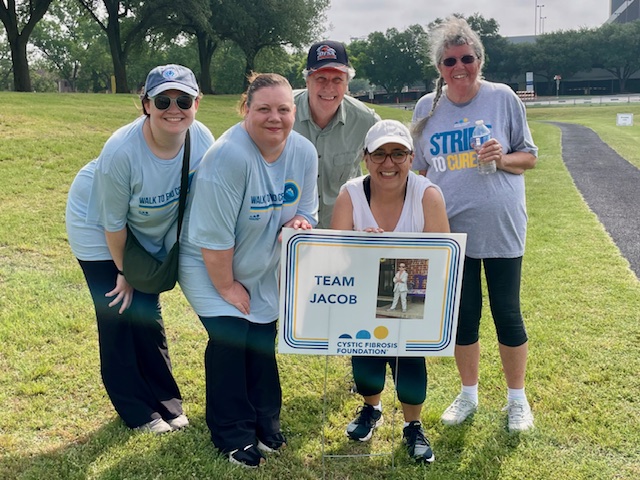 Thank you to everyone who walked, donated and supported Team Jacob for the CF Foundation Great Strides walk